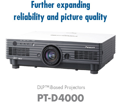 PT-D4000 - Panasonic Projector Product Database - Panasonic Global